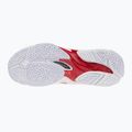 Buty do siatkówki damskie Mizuno Wave Lightning Elite Mid white/rose elegance/lava falls 2
