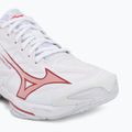 Buty do siatkówki damskie Mizuno Wave Lightning Elite white/rose elegance/lava falls 7