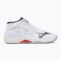 Buty do siatkówki Mizuno Lightning Select Mid white/black/fiery red 2