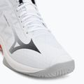 Buty do siatkówki Mizuno Lightning Select Mid white/black/fiery red 7