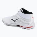 Buty do siatkówki Mizuno Wave Lightning Pro Mid white/black/fiery red 3