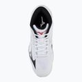 Buty do siatkówki Mizuno Wave Lightning Pro Mid white/black/fiery red 5