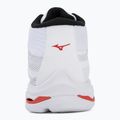 Buty do siatkówki Mizuno Wave Lightning Pro Mid white/black/fiery red 6