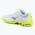 Buty do siatkówki Mizuno Wave Lightning Pro white/lighting yellow/dazzling blue 3