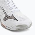 Buty do siatkówki Mizuno Wave Lightning Elite Mid white/black/fiery red 7