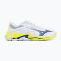 Buty do siatkówki Mizuno Wave Lightning Elite white/lighting yellow/dazzling blue 2