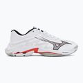 Buty do siatkówki Mizuno Wave Lightning Elite white/black/fiery red 2