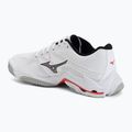 Buty do siatkówki Mizuno Wave Lightning Elite white/black/fiery red 3