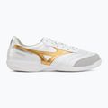 Buty piłkarskie Mizuno Morelia Sala Pro IN white/football gold/galaxy sil 2