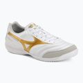 Buty piłkarskie Mizuno Morelia Sala Elite IN white/football gold/galaxy sil
