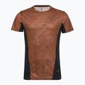 Koszulka do biegania męska  Mizuno Active DryAeroFlow Graphic copper brown