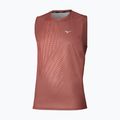 Koszulka do biegania męska Mizuno Core Graphic Sleeveless copper brown