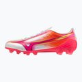 Buty piłkarskie Mizuno Alpha III Japan FG white/fuchsia purple