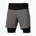 Spodenki do biegania męskie Mizuno Trail Multipocket 2in1 lava smoke 3