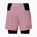 Spodenki do bieganie damskie Mizuno Trail Multipocket 2in1 rose elegance 2