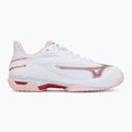 Buty do tenisa damskie Mizuno Wave Exceed Court CC W white/pinkesque/barbados cherr 2
