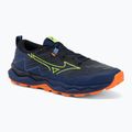 Buty do biegania męskie Mizuno Wave Daichi 9 estate blue/lightning yellow