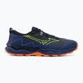 Buty do biegania męskie Mizuno Wave Daichi 9 estate blue/lightning yellow 2