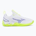 Buty do siatkówki Mizuno Wave Luminous 3 white/lightning yellow/dazzling blue 2