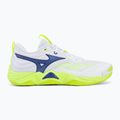 Buty do siatkówki Mizuno Wave Momentum Elite white/lightning yellow/dazzling blue 2