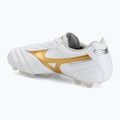 Buty piłkarskie Mizuno Morelia II Pro FG white/football gold/galaxy silver 3