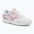 Buty do siatkówki damskie Mizuno Cyclone Speed 5 white/rose elegance/lava falls