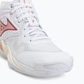 Buty do siatkówki damskie  Mizuno Wave Momentum Elite Mid white/rose elegance/lava falls 7