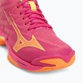Buty do siatkówki Mizuno Wave Lightning Elite Mid pink tetra/fortune yellow/light 7