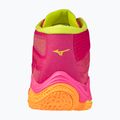 Buty do siatkówki Mizuno Wave Lightning Elite Mid pink tetra/fortune yellow/light 3