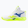 Buty do siatkówki Mizuno Wave Momentum Pro Mid white/lightning yellow/dazzling blue 8