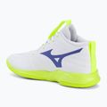 Buty do siatkówki Mizuno Wave Momentum Pro Mid white/lightning yellow/dazzling blue 3