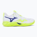 Buty do siatkówki Mizuno Wave Momentum Pro white/lightning yellow/dazzling blue 2