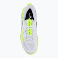 Buty do siatkówki Mizuno Wave Momentum Pro white/lightning yellow/dazzling blue 5