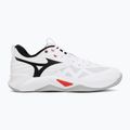 Buty do siatkówki Mizuno Wave Momentum Pro white/black/fiery red 2