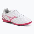 Buty piłkarskie dziecięce Mizuno Monarcida Neo III Select Jr AS white/fuchsia purple