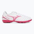 Buty piłkarskie dziecięce Mizuno Monarcida Neo III Select Jr AS white/fuchsia purple 2