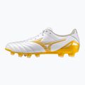 Buty piłkarskie Mizuno Morelia Neo IV Pro FG white/mp gold/cool gray 3c