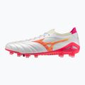Buty piłkarskie Mizuno Morelia Neo IV Beta Japan FG white/pink tetra/fuchsia purple