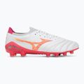 Buty piłkarskie Mizuno Morelia Neo IV Beta Japan FG white/pink tetra/fuchsia purple 2