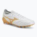 Buty piłkarskie Mizuno Morelia Neo IV Beta Japan AG white/mp gold/cool gray 3c