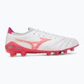 Buty piłkarskie Mizuno Morelia Neo IV Beta Elite FG white/pink tetra/fuchsia purple 2
