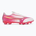Buty piłkarskie Mizuno Alfa III Select FG white/fuchsia purple 2