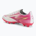 Buty piłkarskie dziecięce Mizuno Alfa III Select Jr FG white/fuchsia purple 3