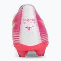 Buty piłkarskie dziecięce Mizuno Alfa III Select Jr FG white/fuchsia purple 6
