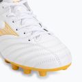 Buty piłkarskie dziecięce Mizuno Monarcida Neo III Select FG white/mp gold 7