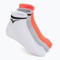 Skarpety Mizuno Training With Line white/cloudspace/lava orange