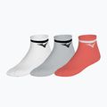 Skarpety Mizuno Training With Line white/cloudspace/lava orange 8