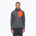 Bluza męska Rab Superflux Hoody graphene/firecracker