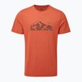 Koszulka męska Rab Mantle Mountain Tee red clay 5