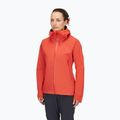 Kurtka przeciwdeszczowa damska Rab Downpour Light red grapefruit 3